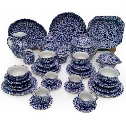 Vajilla Talavera 4 piezas